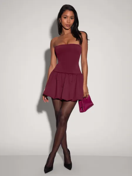 Squarey Convertible Bubble Dress